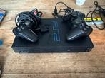 PlayStation 2 met 2 controllers en kabels, Spelcomputers en Games, Spelcomputers | Sony PlayStation 1, Ophalen of Verzenden, Gebruikt