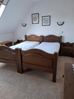 Donker Eiken Slaapkamer Set, Ophalen, Gebruikt, 90 cm, Eenpersoons