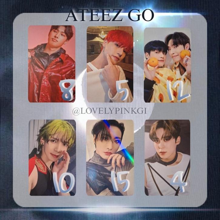 Ateez Photocards, Verzamelen, Muziek, Artiesten en Beroemdheden, Zo goed als nieuw, Foto of Kaart, Ophalen of Verzenden
