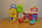 Fisher-Price Brandweerkazerne + Hondensalon – met geluid, Kinderen en Baby's, Speelgoed | Fisher-Price, Ophalen, Zo goed als nieuw