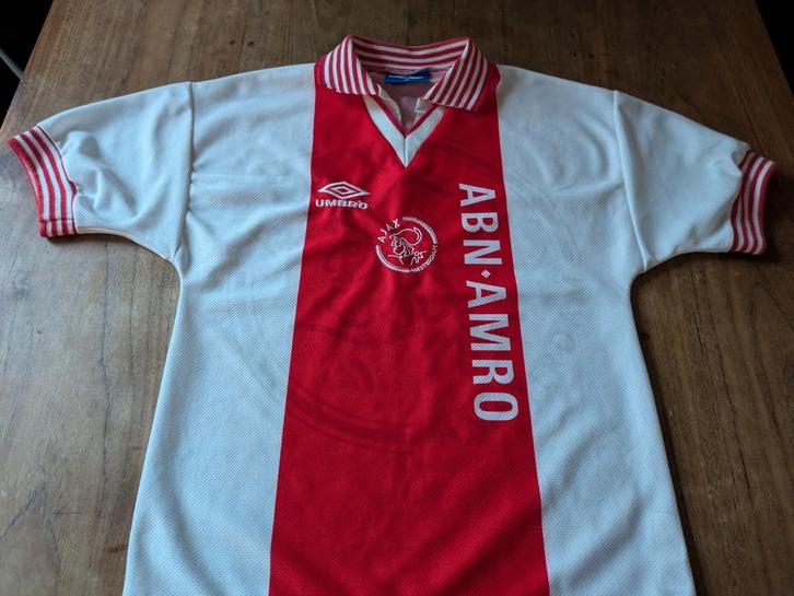 Voetbalshirt Ajax vintage shirt 1995 Zeldzaam Zeer Mooi, Sport en Fitness, Voetbal, Zo goed als nieuw, Shirt, Maat XS of kleiner