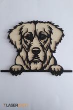 Lasergesneden MDF wanddecoratie Golden Retriever hond, Ophalen of Verzenden