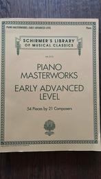 Piano masterworks. Schirmer’s library. Vol. 2112, Klassiek, Ophalen of Verzenden, Zo goed als nieuw, Artiest of Componist