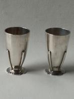Antieke bekertjes/shots van Chinees Export Zilver, Ophalen of Verzenden, Zilver