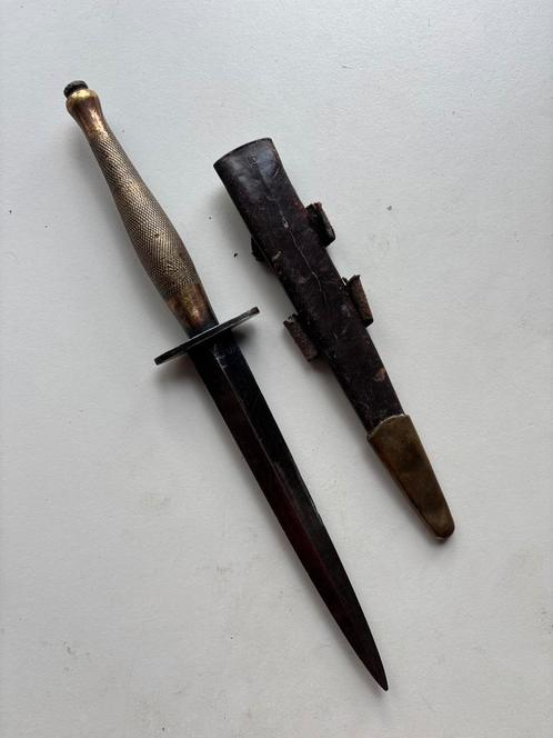 Originele Fairbairn Sykes Commando mes 2e model by Wilkinson, Verzamelen, Militaria | Tweede Wereldoorlog, Landmacht, Mes of Dolk
