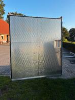 Rvs koelcel schuifdeur met rails, Ophalen, Binnendeur, Schuifdeur, .
