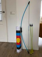 Sint! Kinder handboog pijlen schijf compleet, Sport en Fitness, Handboogschieten, Ophalen of Verzenden, Zo goed als nieuw