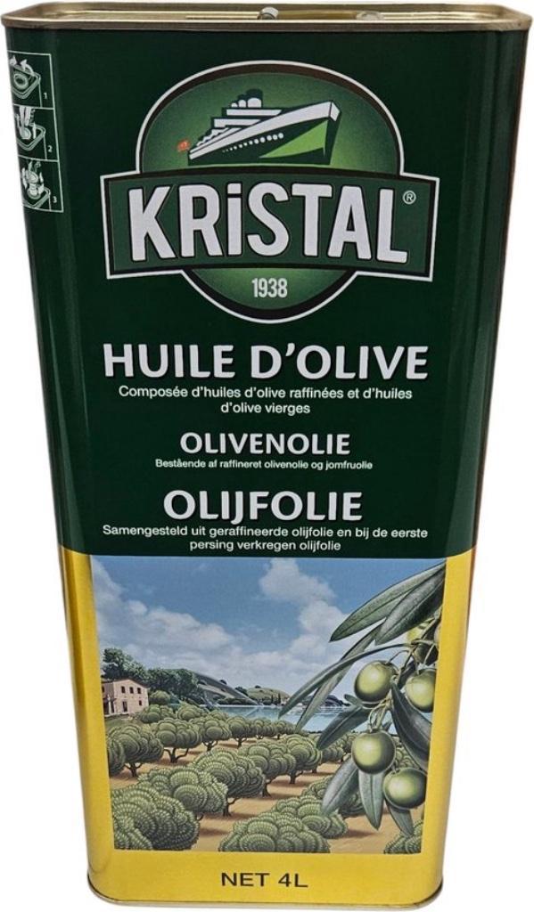 KRISTAL OLIJFOLIE COLD PERS 4 LITER PURE GOLD & HEALTHY, Diversen, Levensmiddelen, Verzenden
