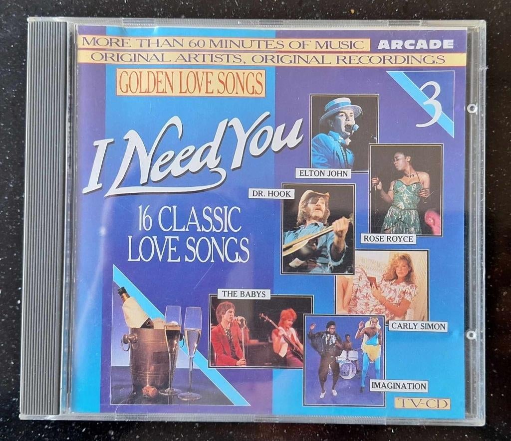 De originele verzamel-CD Golden Love Songs 3: I Need You., Ophalen of Verzenden, Zo goed als nieuw, Pop, Boxset