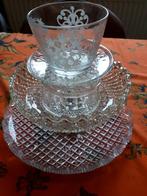 Etagere van vintage glas, Ophalen, Gebruikt