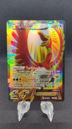 Pokémon kaart Ho-oh Full Art 121/122 XY Breakpoint, Ophalen of Verzenden, Zo goed als nieuw, Losse kaart