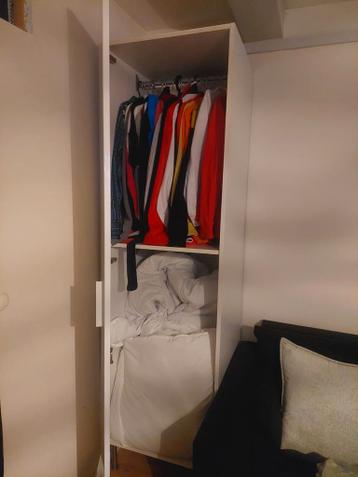 Witte kledingkast - compact en praktisch! - afbeelding 2