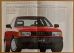 Autofolder Audi 80 1989, Boeken, Auto's | Folders en Tijdschriften, Ophalen of Verzenden, Zo goed als nieuw, Audi