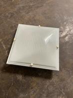 Massive platte plafondlamp vintage jaren 70 80, Huis en Inrichting, Lampen | Plafondlampen, Ophalen, ., 2de hands, Zo goed als nieuw