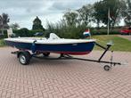 Boot 5 meter 8 pk Yamaha inclusief trailer, Watersport en Boten, Vis- en Consoleboten, Ophalen, Gebruikt, Tot 10 pk, 3 tot 6 meter
