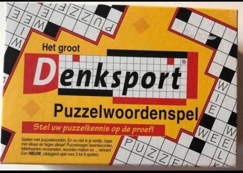 Het groot Denksport Puzzelwoordenspel - Jumbo, Hobby en Vrije tijd, Gezelschapsspellen | Overige, Zo goed als nieuw, Een of twee spelers