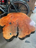 Boomstamtafel salontafel bijzettafels, Antiek en Kunst, Antiek | Meubels | Tafels, Ophalen
