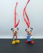 Disney Mickey en Minnie Mouse set kerst ornamenten ornament, Ophalen of Verzenden, Mickey Mouse, Nieuw