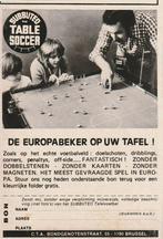 retro reclame 1974 Subbuteo voetbalspel spelen op tafel, Verzenden, Overige typen