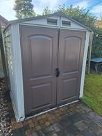 schuurtje 180x180 Duramax kunstof, Tuin en Terras, Tuinhuizen, Kunststof, Minder dan 200 cm, 1 raam, Ophalen