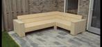 Bouwpakket hoekbank/loungebank van steigerhout!, Ophalen, Nieuw, Hout