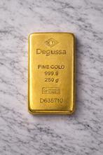 Degussa 250 Gram fine gold 999,9, Postzegels en Munten, Edelmetalen en Baren, Ophalen of Verzenden, Goud