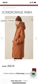 Winterjas Parka, Maat 38/40 (M), Oranje, Ophalen of Verzenden, Sissy Boy