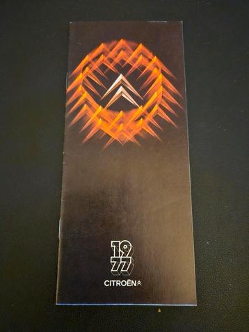Brochure Citroën 1977 Frankrijk  beschikbaar voor biedingen