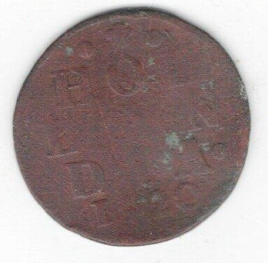 26-242 Holland 1 duit 1720, Postzegels en Munten, Munten | Nederland, Losse munt, Overige waardes, Vóór koninkrijk, Ophalen of Verzenden