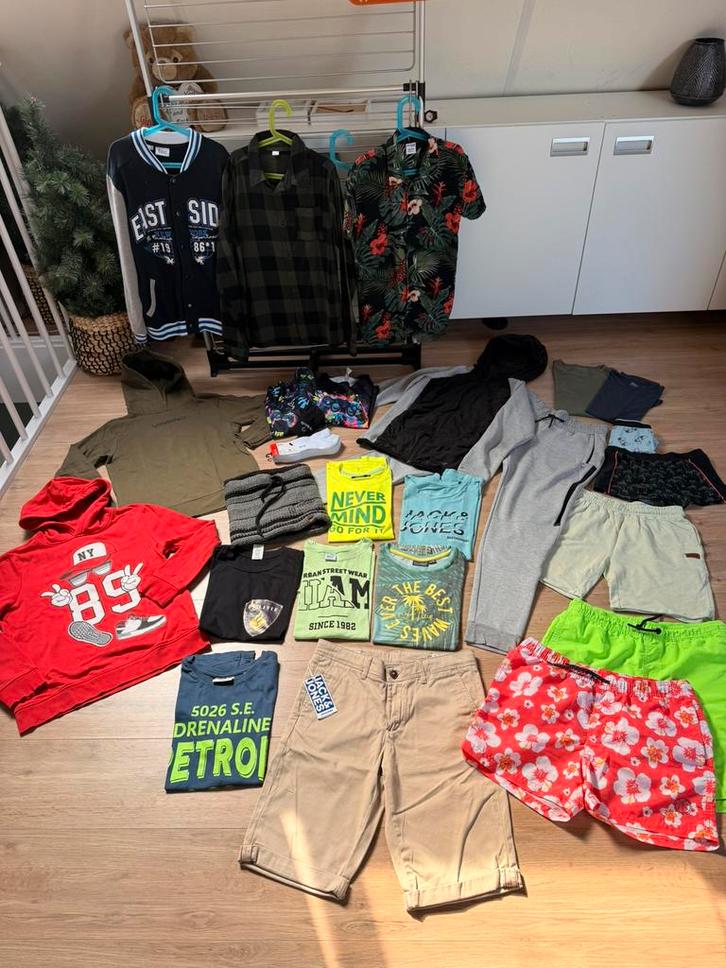 Kledingpakket 06 maat 158-164 oa Vingino, Energetics, Petrol, Kinderen en Baby's, Kinderkleding | Kinder-kledingpakketten, Zo goed als nieuw