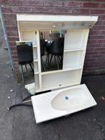 Badkamerkast en wastafel Dethleffs New Line, Ophalen, Gebruikt