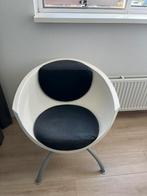 Draaistoel, Huis en Inrichting, Stoelen, Ophalen, Kunststof, Gebruikt, Wit