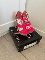 Lipsy stilleto hoge hakken neon roze nude 37, Ophalen of Verzenden, Zo goed als nieuw, Roze