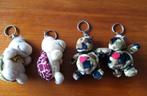 Nici 4 x sleutelhanger knuffel nijlpaard en schildpad, Ophalen, Zo goed als nieuw, Knuffel of Figuurtje