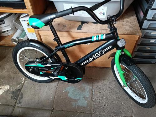 Amigo kinderfiets 16 inch, Fietsen en Brommers, Fietsen | Crossfietsen en BMX, Gebruikt, 16 tot 20 inch, Staal, Ophalen