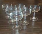 6 kristallen champagne coupe glazen, Ophalen of Verzenden