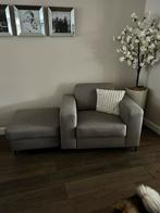 Fauteuil met opberg hocker, Huis en Inrichting, Fauteuils, Ophalen of Verzenden, Zo goed als nieuw, 75 tot 100 cm, 50 tot 75 cm