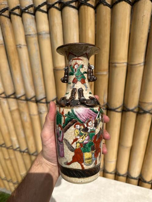 Oosterse vaas, Japans, craquelé, 20e eeuw, Antiek en Kunst, Antiek | Vazen, Ophalen of Verzenden