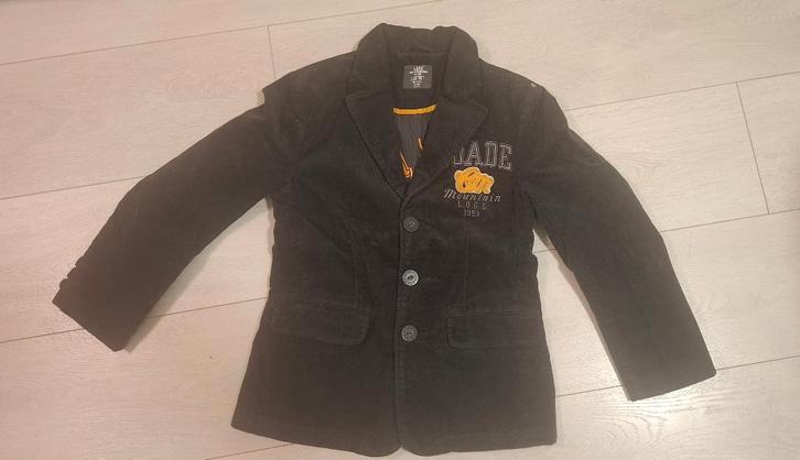 H&M LOGG grijze corduroy jasje maat 128, Kinderen en Baby's, Kinderkleding | Maat 128, Zo goed als nieuw, Jongen, Jas, Ophalen