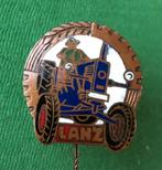 Speldje Lanz tractor emaille, Ophalen of Verzenden, Zo goed als nieuw, Overige onderwerpen