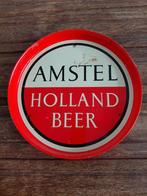 Oud metalen Amstel Bier dienblad, Ophalen of Verzenden, Gebruikt, Amstel