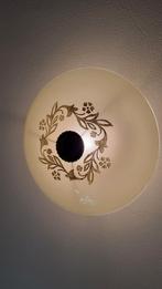 Vintage Plafonnière / Schaallamp, Huis en Inrichting, Lampen | Plafondlampen, Ophalen of Verzenden, Zo goed als nieuw, Glas, Vintage