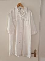 Kjbrand lange blouse linnen maat 52, Kjbrand, Ophalen of Verzenden, Wit, Zo goed als nieuw