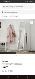 Mooie staande spiegel van Ikea ' Knapper'. 48x160, Huis en Inrichting, Ophalen, Minder dan 50 cm, Zo goed als nieuw, 150 tot 200 cm