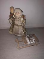 Decoratieve Kerstman met Slee, Ophalen of Verzenden, Zo goed als nieuw