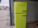 Smeg koelkast limegroen FAB30LVE1, Witgoed en Apparatuur, Koelkasten en IJskasten, 200 liter of meer, 60 cm of meer, Zo goed als nieuw