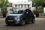Fiat 500 Twinair Turbo 80pk 2017 Grijs, Auto's, Voorwielaandrijving, Zwart, Leder en Stof, 905 kg