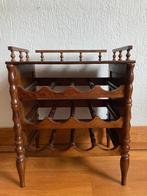cottage laag wijnrekje wijntafeltje wijnkastje klein wijnrek, Huis en Inrichting, Woonaccessoires | Wijnrekken, Ophalen of Verzenden