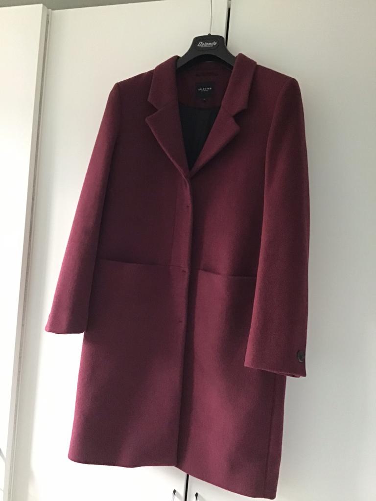 Daames winterjas, Kleding | Dames, Ophalen, Zo goed als nieuw, Maat 38/40 (M), Rood