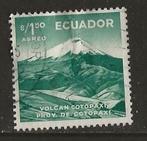 Ecuador 4, bergtop, Verzenden, Gestempeld, Zuid-Amerika